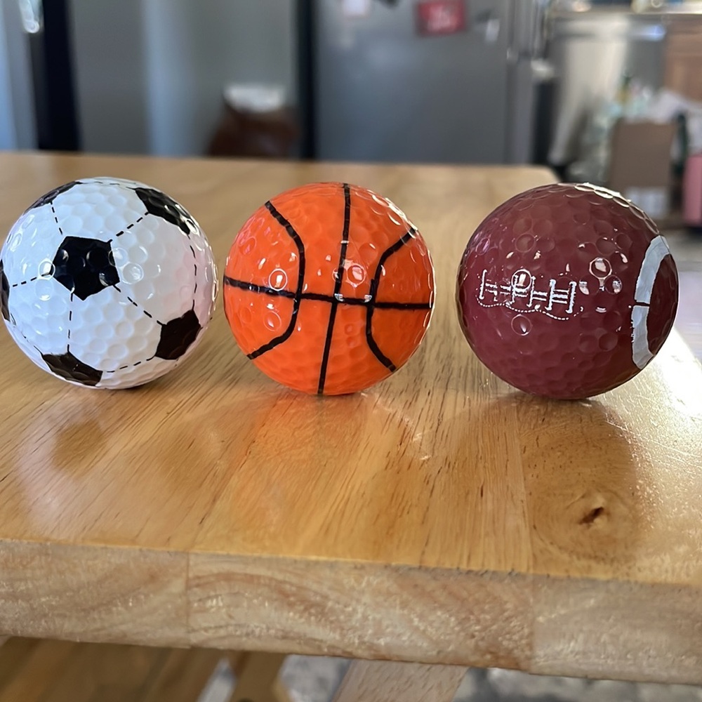 3 Sport Novelty Golf Balls